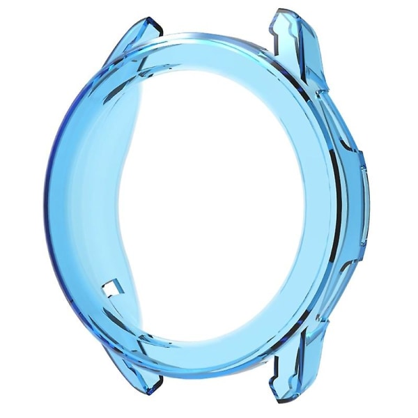 anti-scratch Stötsäker Shell Cover Sleeve för WatchS3 skärmskyddshölje Transparent Blue