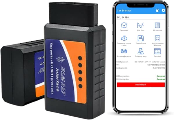 Elm327 Obd2 V1.5 Bil Diagnostikk Bluetooth Skanneverktøy