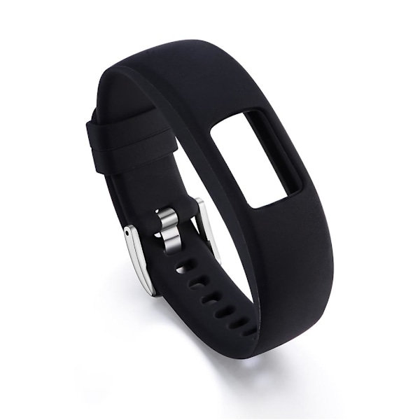 Til Garmin Vivofit 4 Gloss & Farve Integreret Silikonurrem (Hvid) Til Garmin Vivofit 4 Black