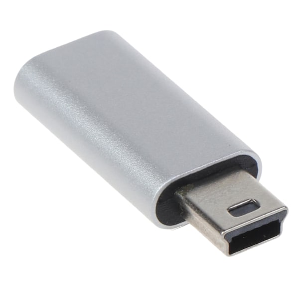 Usb C - Mini Usb 2.0 -sovitin, tyyppi C naaras - Mini Usb 2.0 uros -muunnin