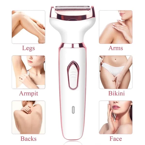 Hårtrimmer, 4-i-1 elektrisk epilator, bikinidepilator