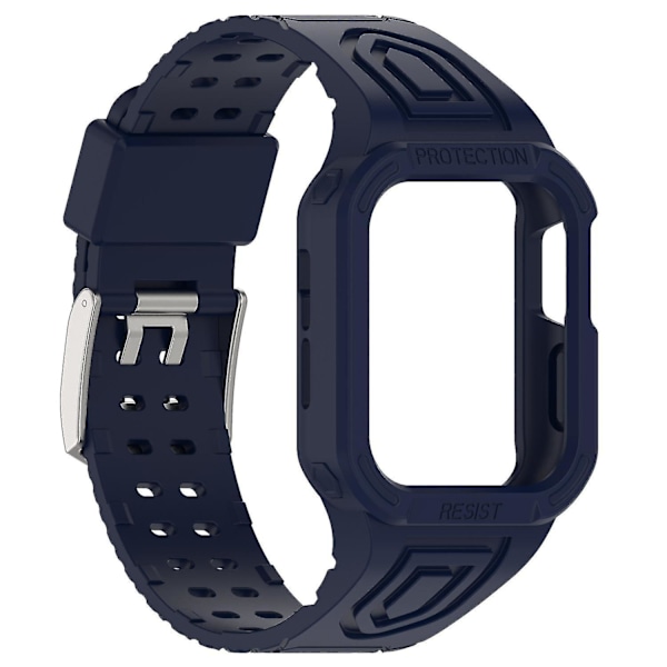 Klockarmband för Apple Watch Series 8/7 41mm/6/5/4/SE/SE (2022) 40mm/3/2/1 38mm Integrerat klockarmband Dark blue, Dark Blue G Apple Watch Series 9 4