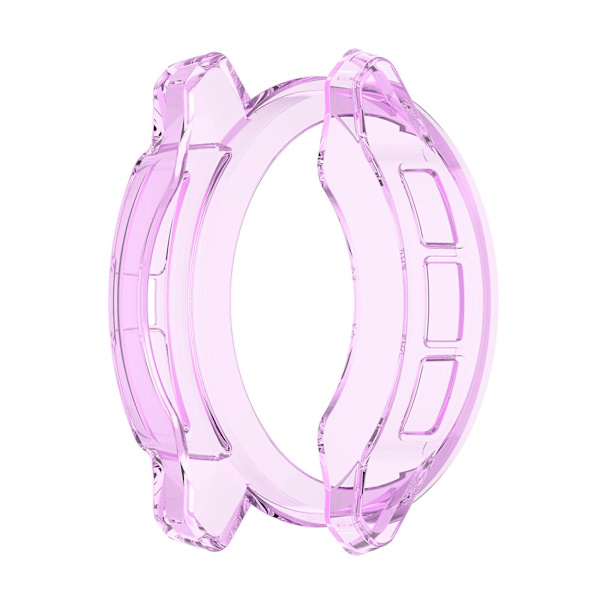 för Smart Watch Housing Bumper Cover Ram för case för Shell för Instin Transparent purple