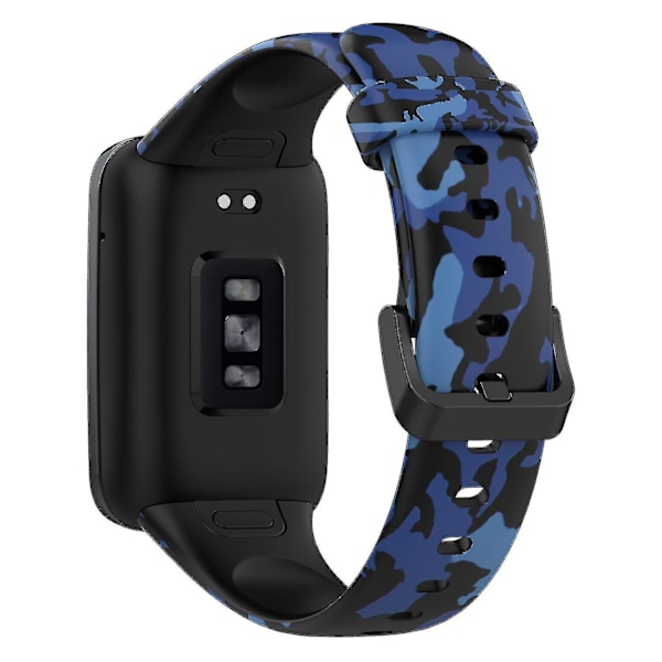 Håndleddsremmer for Xiaomi Mi Band 7 Pro Sport Band, mykt mønstertrykk, erstatningsarmbånd, Standa Blue, Camouflage Blue H Xiaomi Mi Band 7 Pro