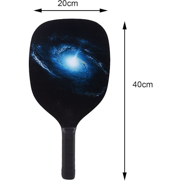 Pickleball Paddle Set, lätta pickleball racketar med komfortgrepp, 4 Pickleball paddlar, 4 bollar, 1 Pickleball förvaringsväska, 4 handdukar