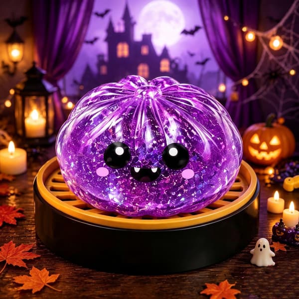 Halloween Spøgelse Langsom Tilbageslag Blødt Stressaflastende Legetøj Little Devil 8.5cm