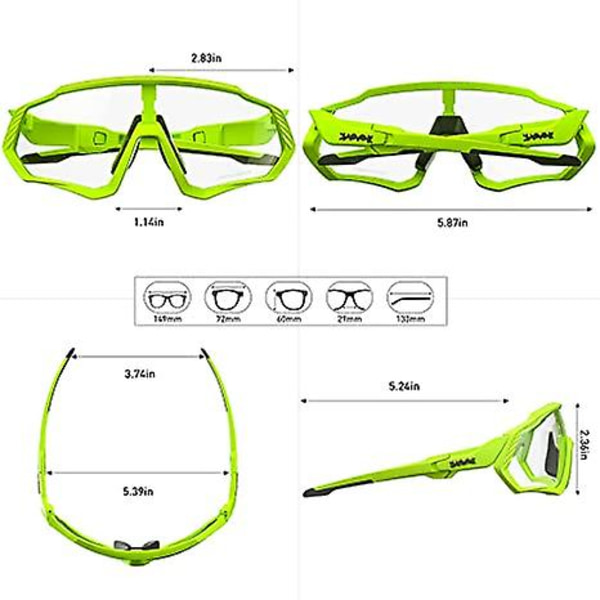 Cykelbriller Mænd Photochromic Solbriller Damer Mtb Mountain Bike Cykel color 10