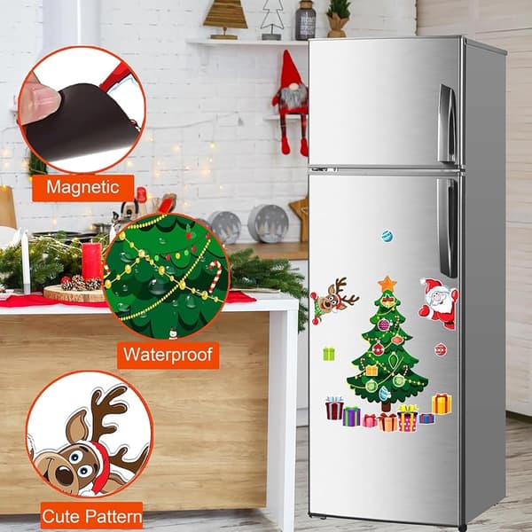 Juletræs køleskabsmagnet