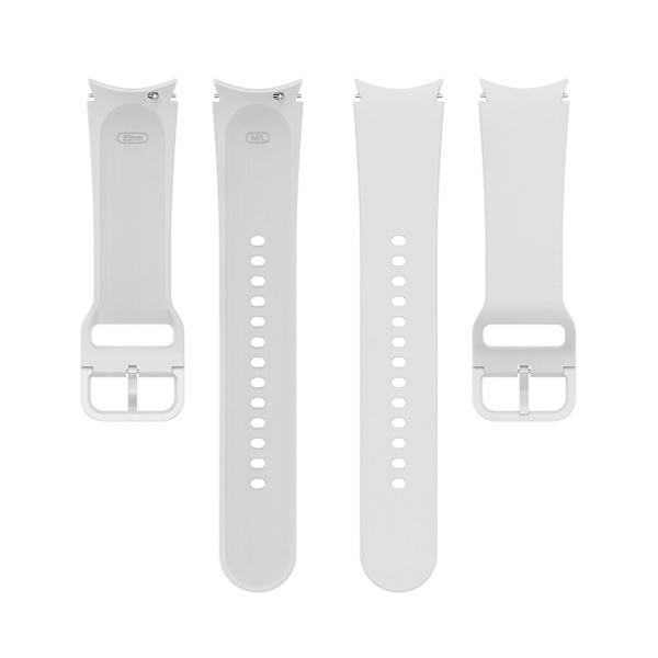 Silikone urrem til Samsung Galaxy Watch 5 40mm Silver Grey