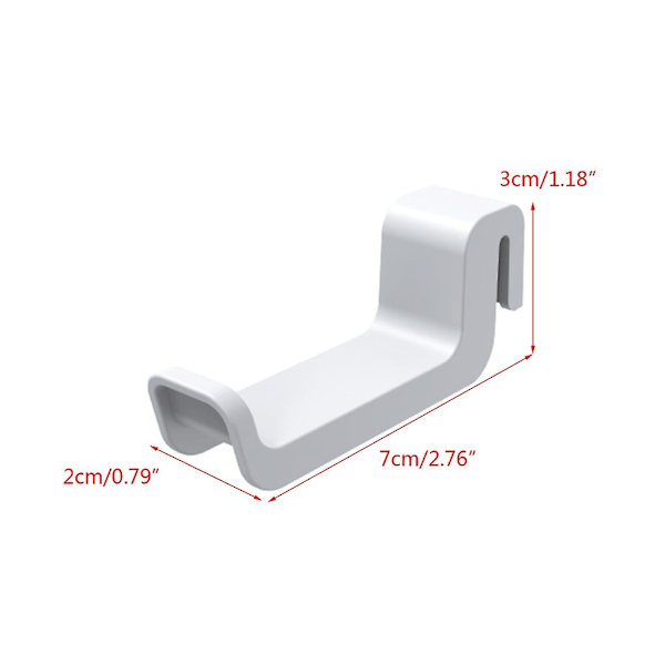 Hodetelefonkrokholder for PS5, Hengende Brakett, Hodesett Oppbevaringsstativ, Hodesettstativ