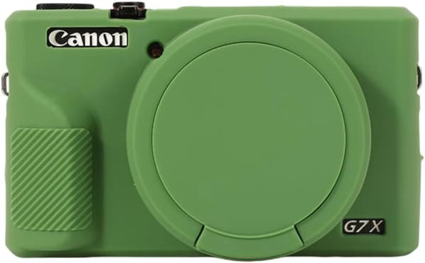 Etui - For Canon Powershot G7X Mark Iii Digitalkamera, Med Avtakbart Linsedeksel (Grønn)