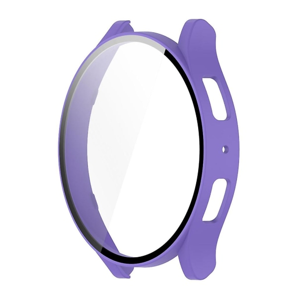 För GalaxyWatch 6 Screen Protector Tempered Film+ Case Allinclusive Bumper Shell Purple 40mm