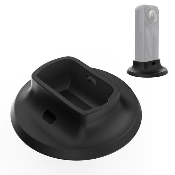 Silikon skrivbordsfäste för Insta360 X5 (svart)