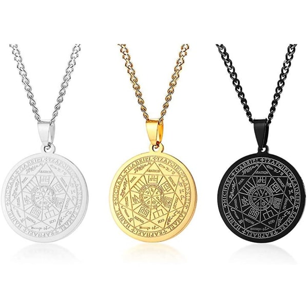 Magic Seals Amuletter Spiritual Lucky smykker Pendent smykker Seven Seals Of The Archangels