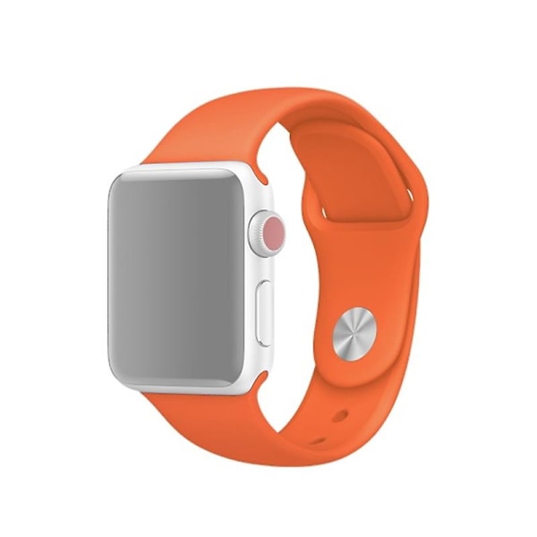 Smart Watch Band til Apple Watch Series 9/8/7 41mm/6/SE (2023)/SE(2022)/SE/5/4 40mm/3/2/1 38mm Orange L Apple Watch Series 9 4