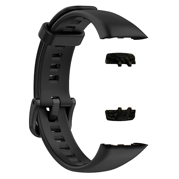 Tpu-urheiluranneke Huawei Band 6 / Band 6 Pro / Honor Band 6 -rannekkeelle Black