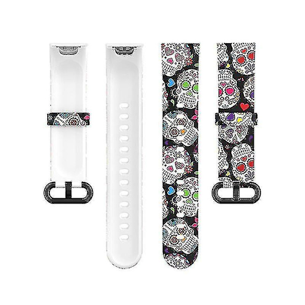 Justerbart silikonarmband med mönstertryck för Xiaomi Redmi Watch 2 Lite Multicoloured C C Xiaomi Redmi Watch 2 L