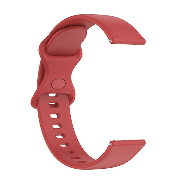 För AmazfitBip3 Watch Silikon Loop Strap Armband Svettsäker Modearmband Red