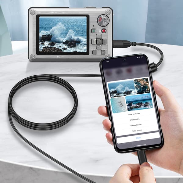 Adaptere USB Type-C til 14-Pin OTG-kabel, til Panansonic DMC-ZS1(TZ6)，DMC-ZS3(TZ7)