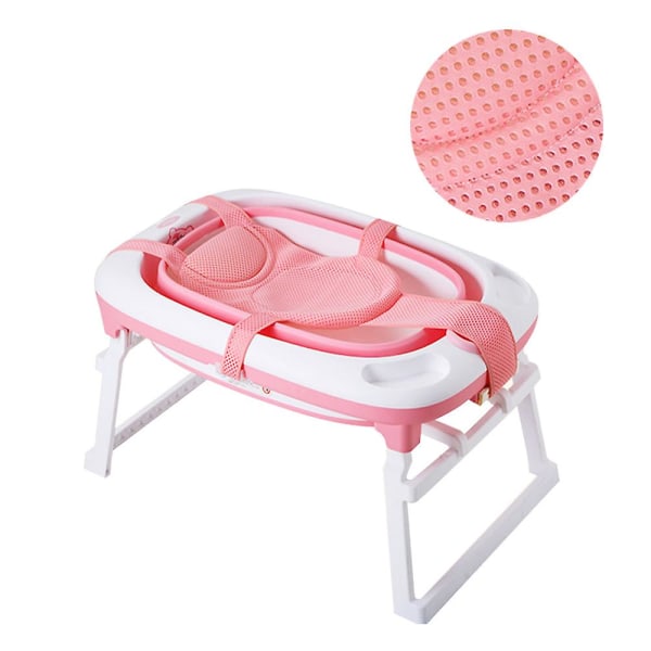 Baby Bath Support, Badekar Støtte Net Justerbart badekar Sklisikkert netting Komfortabelt badekar sete Blue