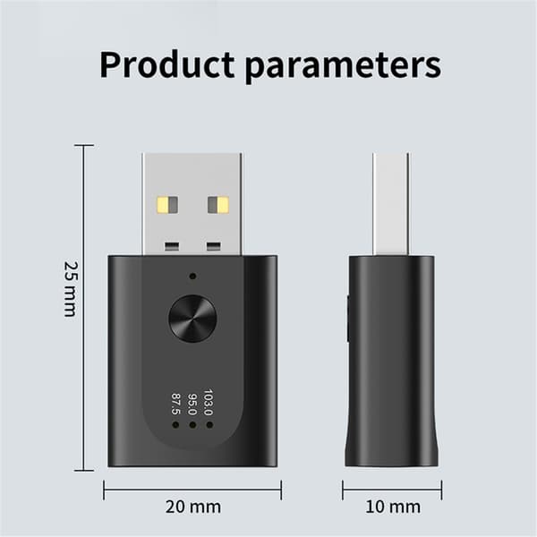 Bluetooth USB 5.3 langaton äänivastaanotin