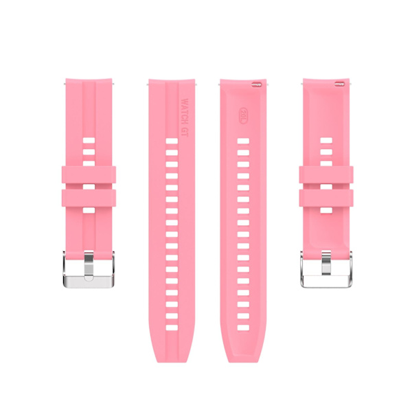 Huawei Watch GT 2 42mm:n ranneke hopeasoljella Pink