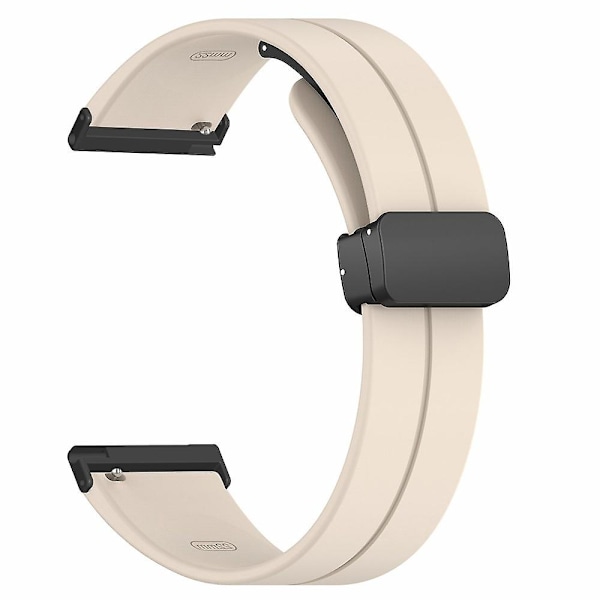 24mm silikonihihna Suunto Spartan Sport Wrist HR Baro/ Suunto 7 -kellolle (paksu jousipuikko) Retro White