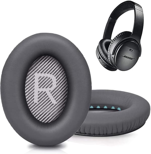 Øreputer Erstatning For Bose Quietcomfort 35 / Qc35 Ii Dark Gray