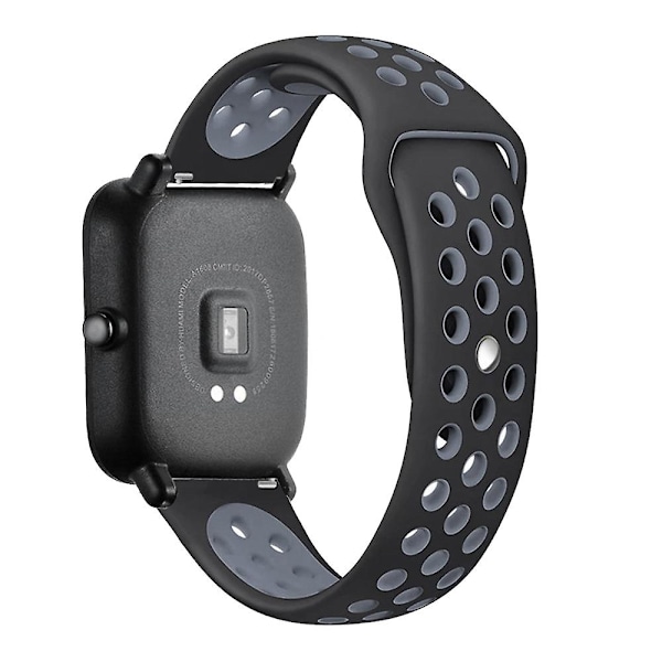 20mm Dual Color Silikon Smart Watch Band för Huami Amazfit GTS A Garmin Vivoactive 3