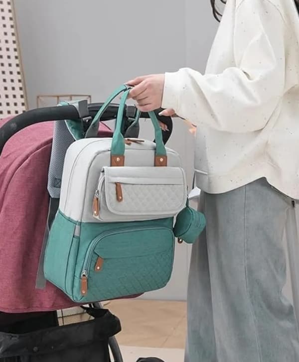 Bleiebag for nyfødt baby Light Gray