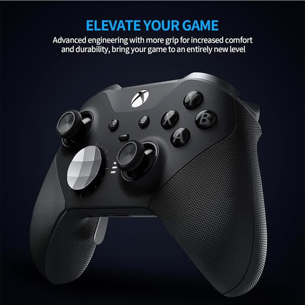 6-i-1 Erstatningsdeler for tommelspaker Passer til Xbox One Elite Series 2-kontroller (sølv)