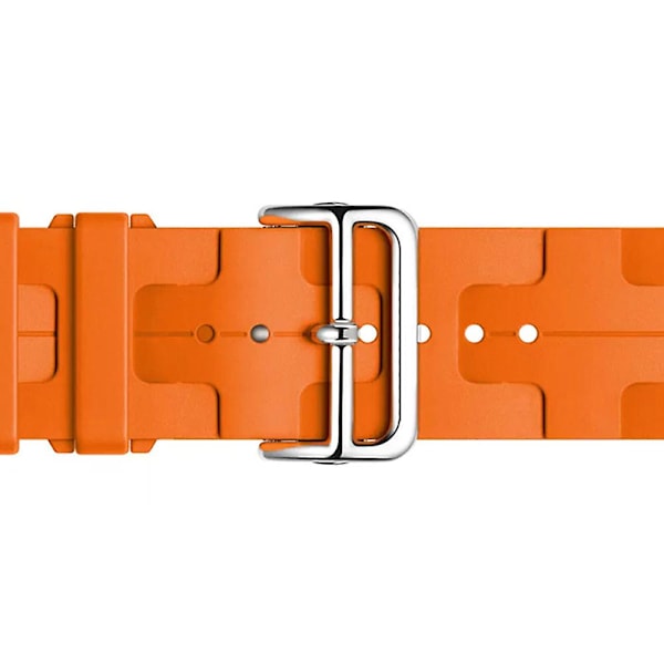 22mm flydende silikone urrem vandtæt rem til Huawei Watch Gt 4 / Gt 3 / Gt 2 46mm Orange