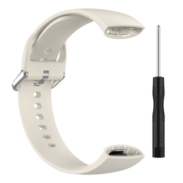 Sportband Vattentätt för Amazfit-X Silione Strap Belt Smartwatch Svettsäker Beige S