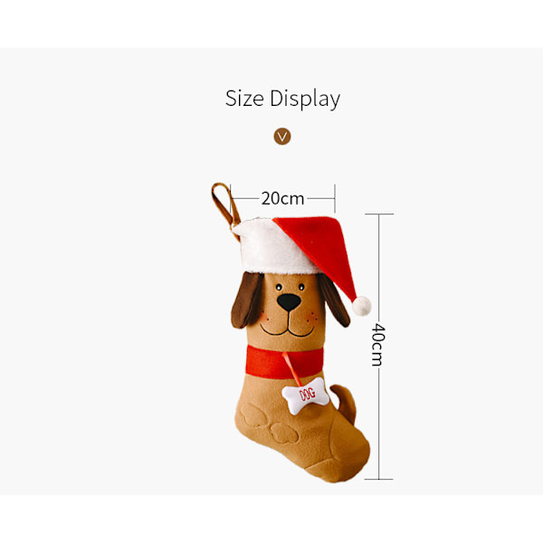 Julstrumpa 2-pack, hundstrumpor