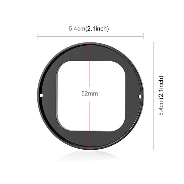 52 mm UV-objektivfilteradapterring med objektivdeksel for Insta360 Ace Pro