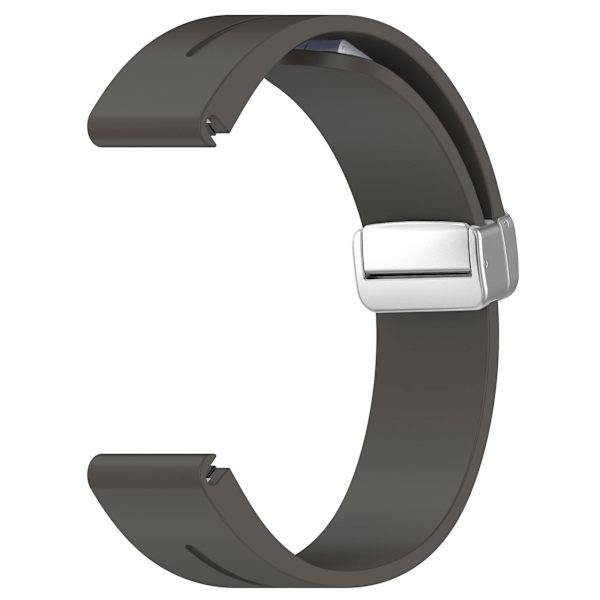 Silikoninen 26 mm taittuva hopeasolki ranneke Garmin Fenix 7x/7x Solar/tactix 7 Pro -kellolle Grey