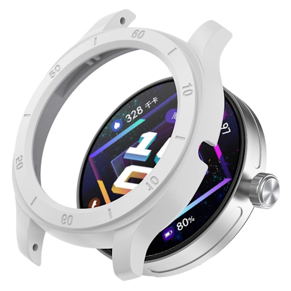 For Huawei Watch GT Cyber Anti-dråpe Hard Watch Case Hollow Watch Beskyttende Deksel for 22mm Lug Rem Grey F Huawei Watch GT Cyber