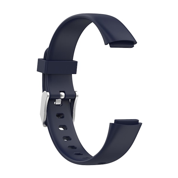 För Fitbit Luxe Silikon Armband L Dark Blue