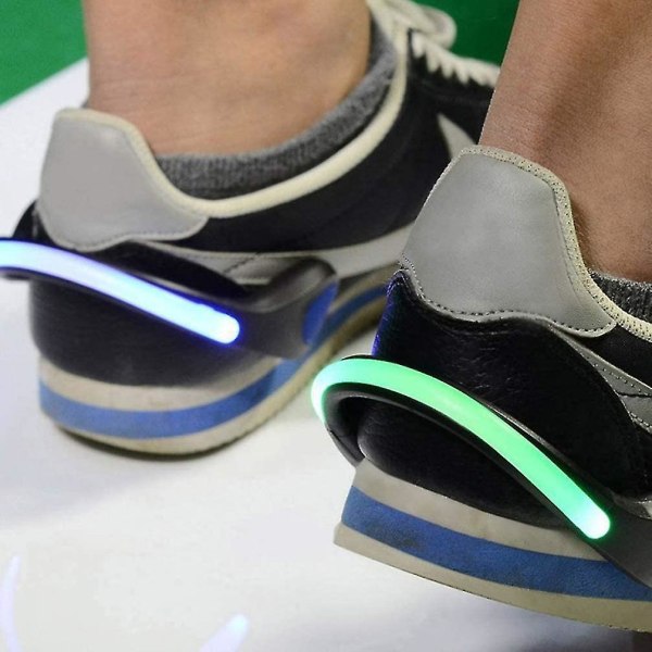 6 stk Runners Led Shoe Clip Lights Sikkerhed Nat Løbeudstyr Sko Clip Lights (tilfældig farve)