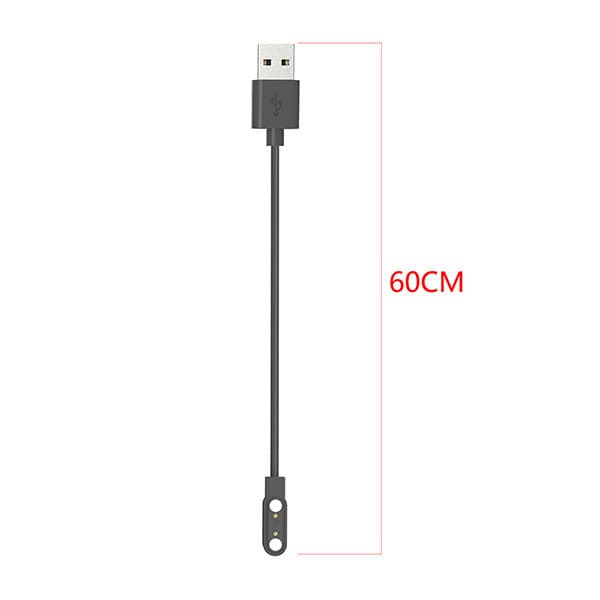 Oplader til Haylou Solar Plus LS16/RT3, 3.3FT USB A-kabel (kompatibel)