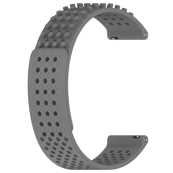 22mm Silikonarmbånd for Huami Amazfit Gtr 4 46mm/garmin Forerunner 255/huawei Watch 3 Pro Grey