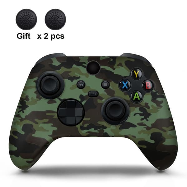 Etui til Xbox Series S/X Controller, Silikone med Knaphætter (4)