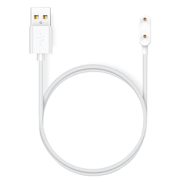 Oplader til Huawei Band 9, 1m USB A-kabel (kompatibel) White