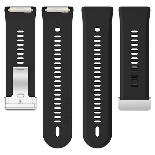 Vaihdettavat hengittävät silikoniset rannekkeet Xiaomi Watch H1 -älykelloon Black