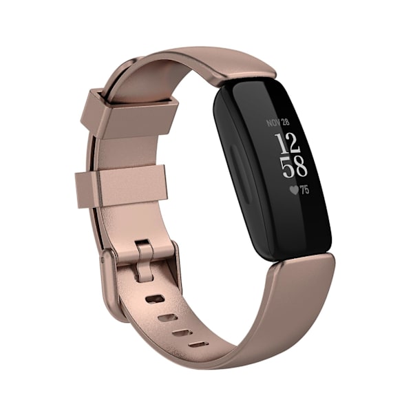 For Fitbit Inspire 2 TPE-ranneke S Rose Gold