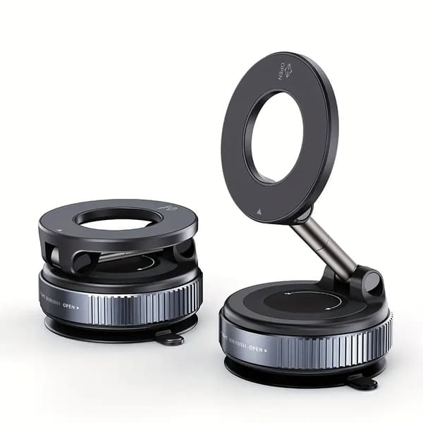 Bilholder Magnetisk Sammenfoldelig, 360° Multi-Vinkel Justering (Sort)