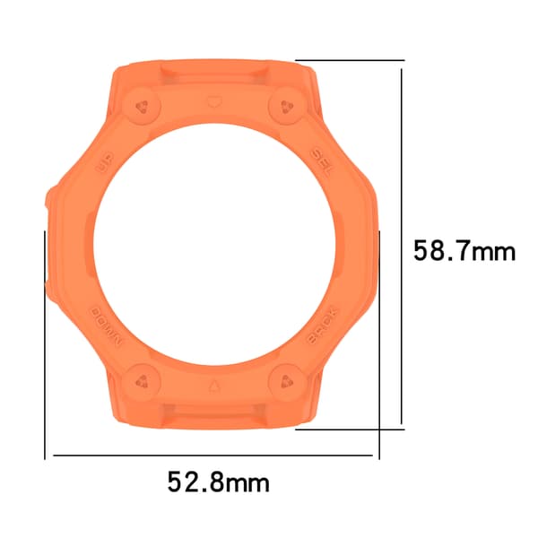 Deksel til Amazfit T-REX 3 Pro 48MM, Halvlukket TPU-rustning (mørkeblå) Dark Blue