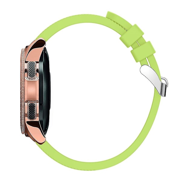 Twill-kuvioitu silikoniranneke Samsung Galaxy Watch 42mm -kellolle Green E Samsung Galaxy Watch 4