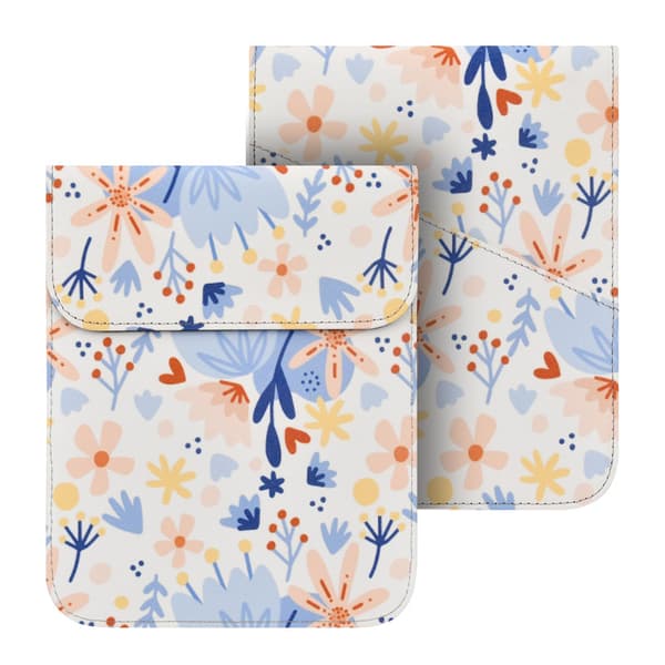Etui til e-læser cover med magnetisk lukning Floral