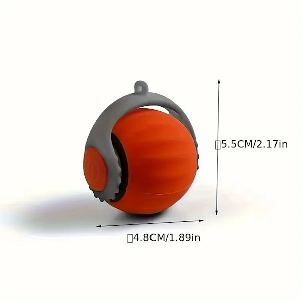 Elektrisk kattleksak med konstgjorda fjädrar (Orange)